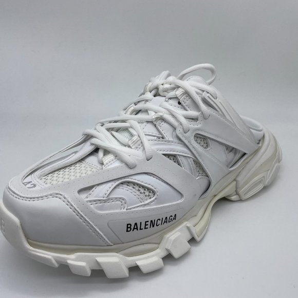 BALENCIAGA Women's Track Cutout Mules Backless Trainers Sneakers Shoes - Picture 4 of 10